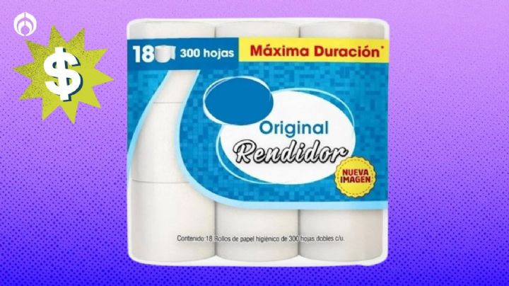 Bodega Aurrera remata en 99 pesos 18 rollos de papel de baño con 300 hojas de máxima duración