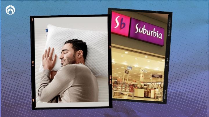 Previo al Buen Fin: Suburbia remata almohadas Luuna con relleno de espuma como la de los hoteles