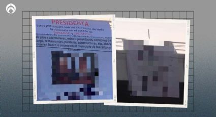 Chapiza pone narcomantas en Culiacán: exhibe a 'aliados' de los 'Mayos'; los acusa con la presidenta