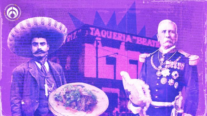 Así lucía la antigua taquería de la CDMX donde comían tacos Porfirio Díaz y Emiliano Zapata