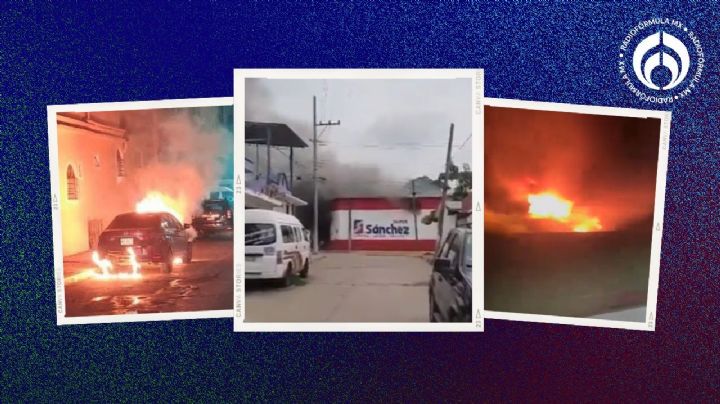 (VIDEO) Ahora 'arde' Villahermosa: reportan incendios, bloqueos...y hasta cancelan conciertos