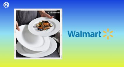 Walmart tiene al 2x1 esta vajilla de 48 piezas que no se raya ni estrella y tampoco absorbe olores