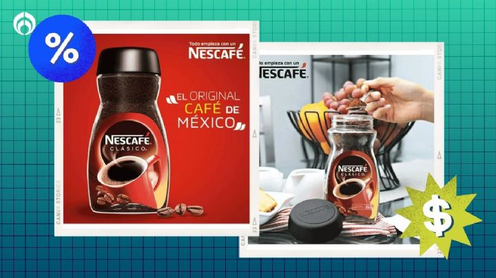 Sam's Club remata el combo de 2 frascos de Nescafé Clásico con granos de América, Asia y África