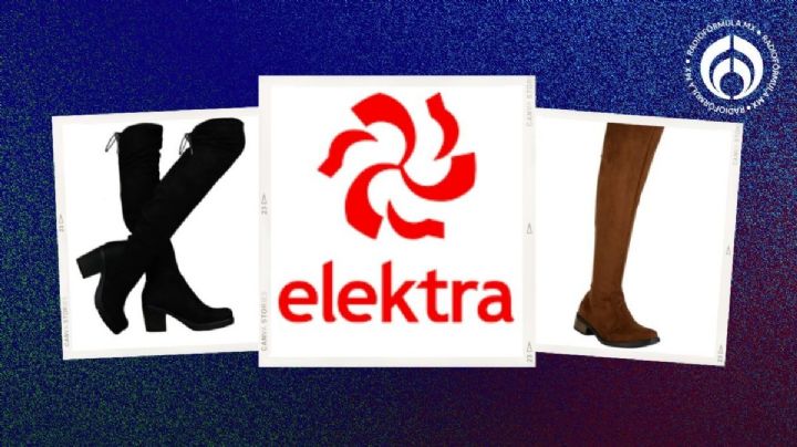 Venta de Aniversario en Elektra: hay remate de botas largas por menos de $1,000 con y sin tacón