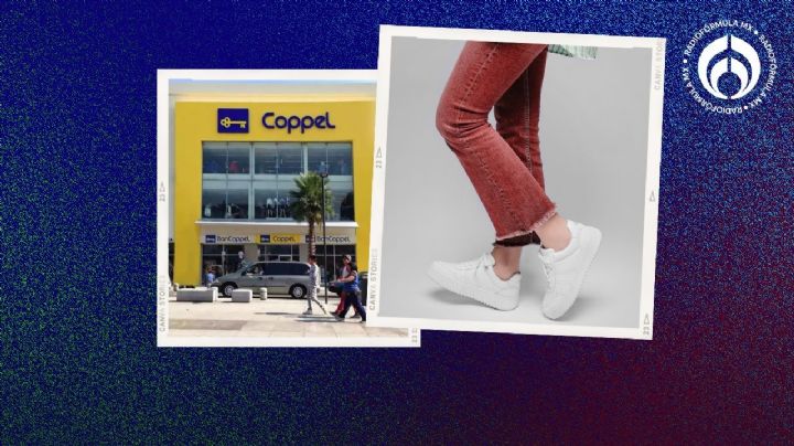 Coppel remata tenis blancos Flexi; son de piel, super cómodos, resistentes y combinan con todo