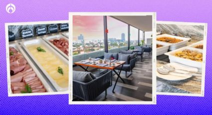 El restaurante de lujo con vista espectacular de la CDMX y desayuno buffet por menos de 400 pesos