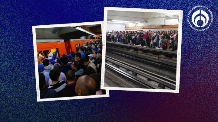 Un 'mar' de gente en Línea 7 del Metro CDMX: usuarios reportan saturación (VIDEOS)