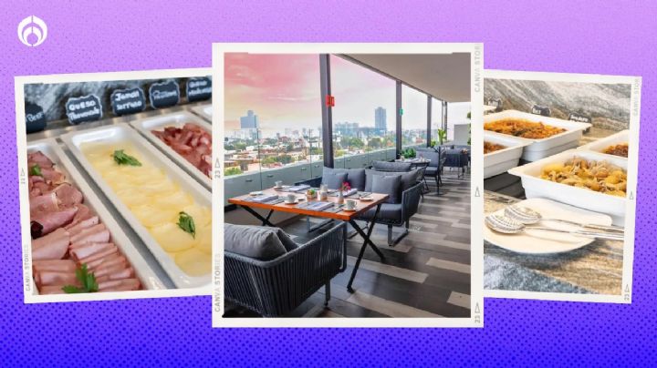 El restaurante de lujo con vista espectacular de la CDMX y desayuno buffet por menos de 400 pesos