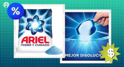 Soriana remata en 30 pesitos el detergente en polvo Ariel; es el mejor de todos, según Profeco