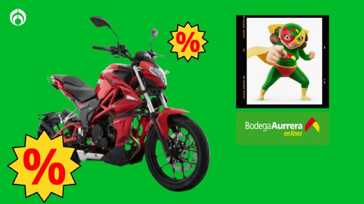 Bodega Aurrera remata la moto deportiva Italika; es del año y viene en color rojo