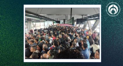 Metro CDMX está 'al tope': usuarios reportan saturación y retrasos en Líneas B y 8 (VIDEOS)