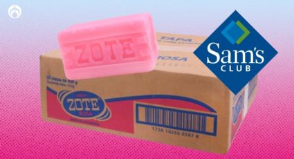 Sam’s Club vende baratísima la caja de 25 barras de jabón Zote que sí quita las manchas de aceite