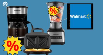 Walmart remata este combo de Farberware; viene con cafetera, licuadora y sandwichera