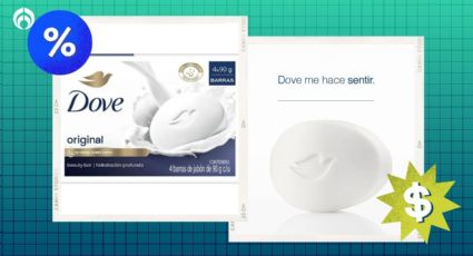 Walmart tiene casi regalado el paquete de 4 jabones Dove Original, el mejor calificado por Profeco