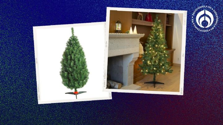 Home Depot tiene estos árboles de Navidad frondosos y con luces a menos de 1,500 pesos