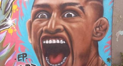 Pintan mural de 'Lazy Boy' Rodríguez en Veracruz: un homenaje al peleador de la UFC