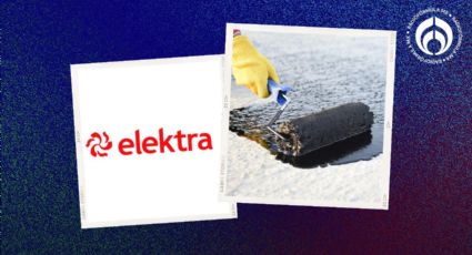 Elektra: kit de impermeabilizante de 5 años con cepillo y charola vale menos de $700