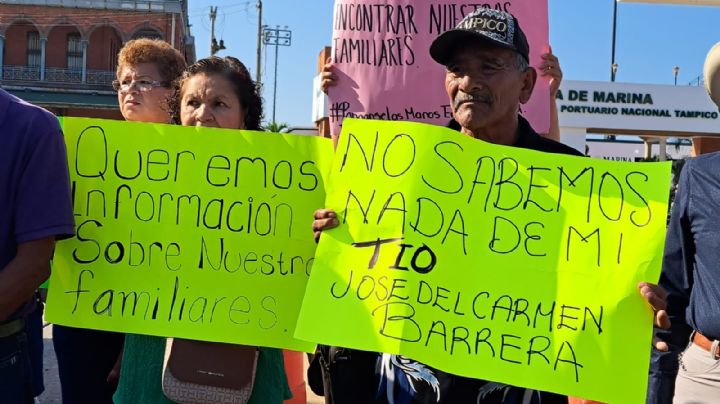 Familiares de pescadores desaparecidos en mar de Tamaulipas claman por respuestas y justicia