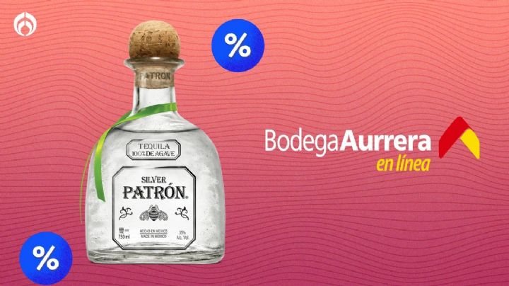 Previo al Buen Fin, Bodega Aurrera remata el tequila Patrón; favorito de los expertos y 100% de agave