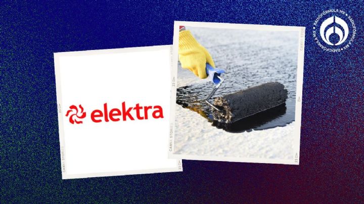 Elektra: kit de impermeabilizante de 5 años con cepillo y charola vale menos de $700