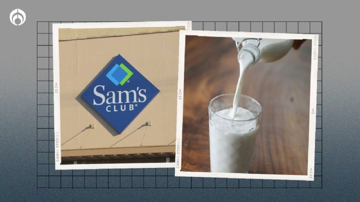 Sam's Club vende barata caja con 12 leches 100% de vaca, con vitaminas A y D y aval de Profeco