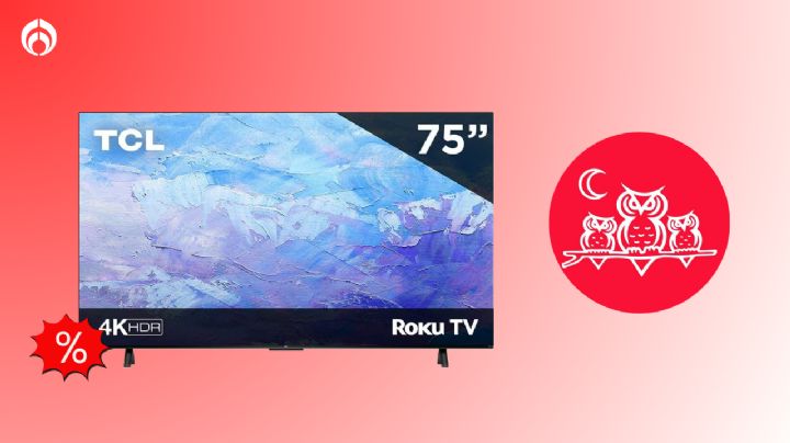 Sanborns rebajó con más de 20 mil pesos esta pantalla TCL de 75 pulgadas; es 4K, UHD y tiene envío gratis