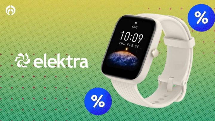 Elektra tiene en oferta smartwatch calificado como Muy Bueno por Profeco; la batería dura 15 días