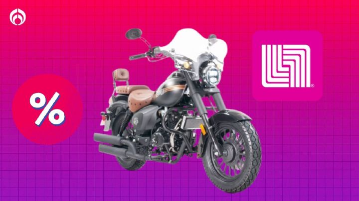 Liverpool aplica rebaja de más de 20 mil pesos a la potente moto Chopper de 5 velocidades