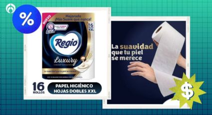 Walmart remata el paquete de 16 rollos del papel de baño Regio de lujo con hojas más grandes y sedosas