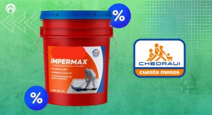 Chedraui deja en 639 pesitos el impermeabilizante de la marca considerada como Excelente por Profeco