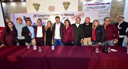 Informa Fernández Noroña avances sobre Reforma Judicial en visita a Sonora