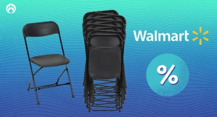 Fin Irresistible en Walmart: Rebaja set de 10 sillas plegables resistentes, perfectas para la fiesta