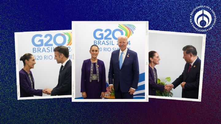 Sheinbaum en Cumbre del G20: se reúne con Biden, Trudeau, Macron y Xi Jinping