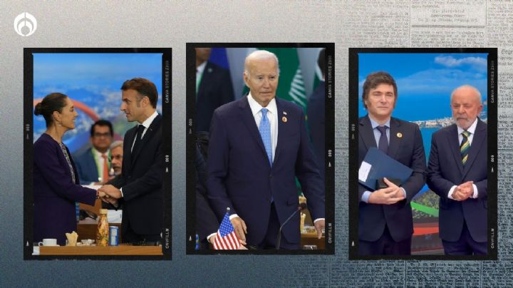 Momentos 'estelares' del G20: Sheinbaum 'roba cámara', el atajo de Biden y la frialdad con Milei