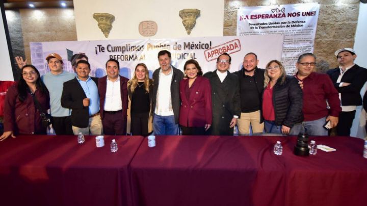 Informa Fernández Noroña avances sobre Reforma Judicial en visita a Sonora