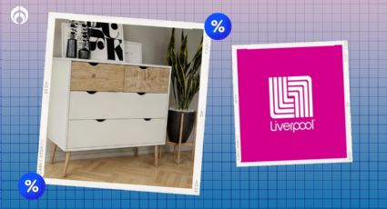 Liverpool remata cómoda amplia y aesthetic en color blanco con acabados modernos