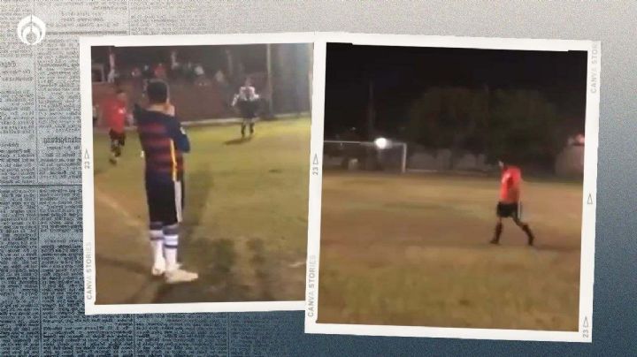 Balacera en Culiacán frena partido amateur de futbol; lo transmitían en vivo (VIDEO)