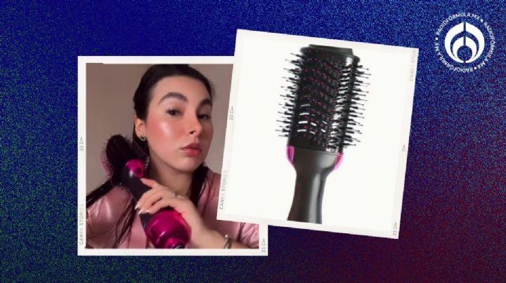 El cepillo secador viral que deja el cabello planchado en minutos y cuesta sólo $127