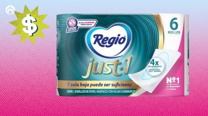 Soriana tiene 'regalado' el papel de baño Regio con hojas cuádruples aprobado por Profeco