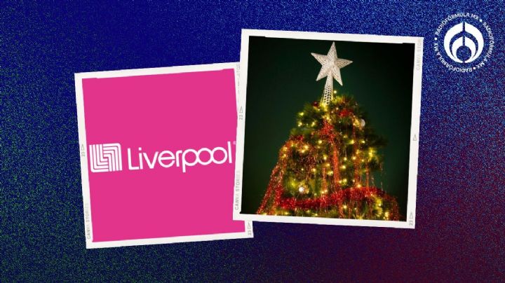 Liverpool 'liquida' este árbol de Navidad Jardimex de tres piezas; está en menos de 1,200 pesos