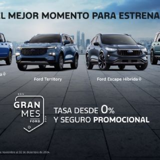 Ford celebra el “Gran Mes” con promociones exclusivas para cerrar el 2024 estrenando auto