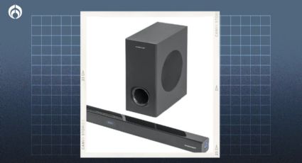 Bodega Aurrera liquida barra de sonido y subwoofer Audiobahn con audio envolvente