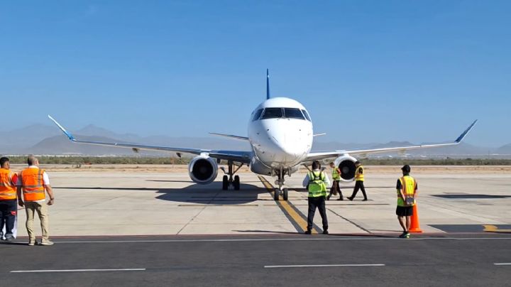 Aeropuerto de La Paz reanuda vuelos desde Los Ángeles tras largos 10 años de espera