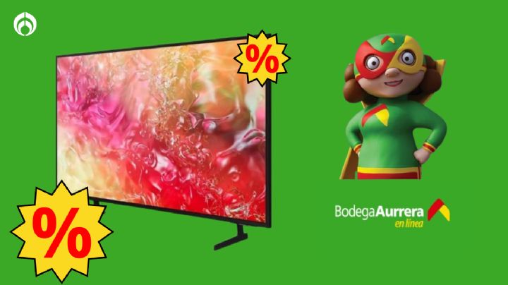 Bodega Aurrera remata casi a mitad de precio esta pantalla Samsung de 43 pulgadas; es 4K y tiene envío gratis