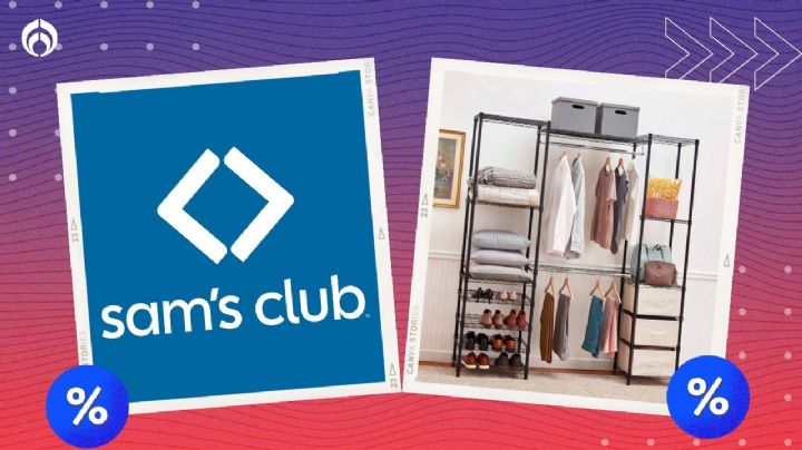 El clóset de acero de Member's Mark que Sam's Club rebaja; es espacioso e incluye 3 cajas de tela