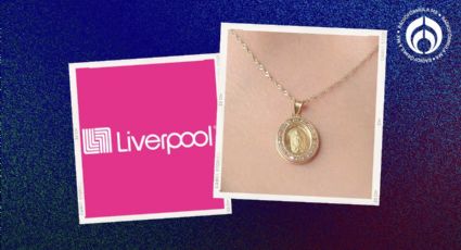 Liverpool rebaja el precio de esta hermosa cadena de oro de 10k con el dije de la ‘virgencita’