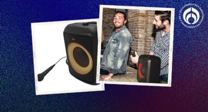 Sears pone al 2X1 bocina con más potencia que otras; tiene micrófono para karaoke y luces