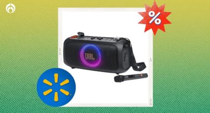 Walmart rebaja la bocina JBL con micrófono, luces, resistente al agua y con 100 watts de potencia