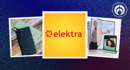 Elektra tiene remate de celulares Samsung; hay de alta y media gama, con triple cámara y plegables