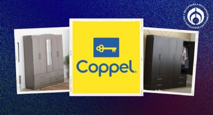 Coppel hace rebaja de roperos: hay de 2 y 4 puertas, con espejo, zapatera y de precios y tamaños